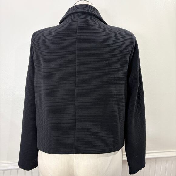 Torrid Plus Size 3X Textured Crop Military Jacket Blazer Black Gold Steampunk - Picture 5 of 10